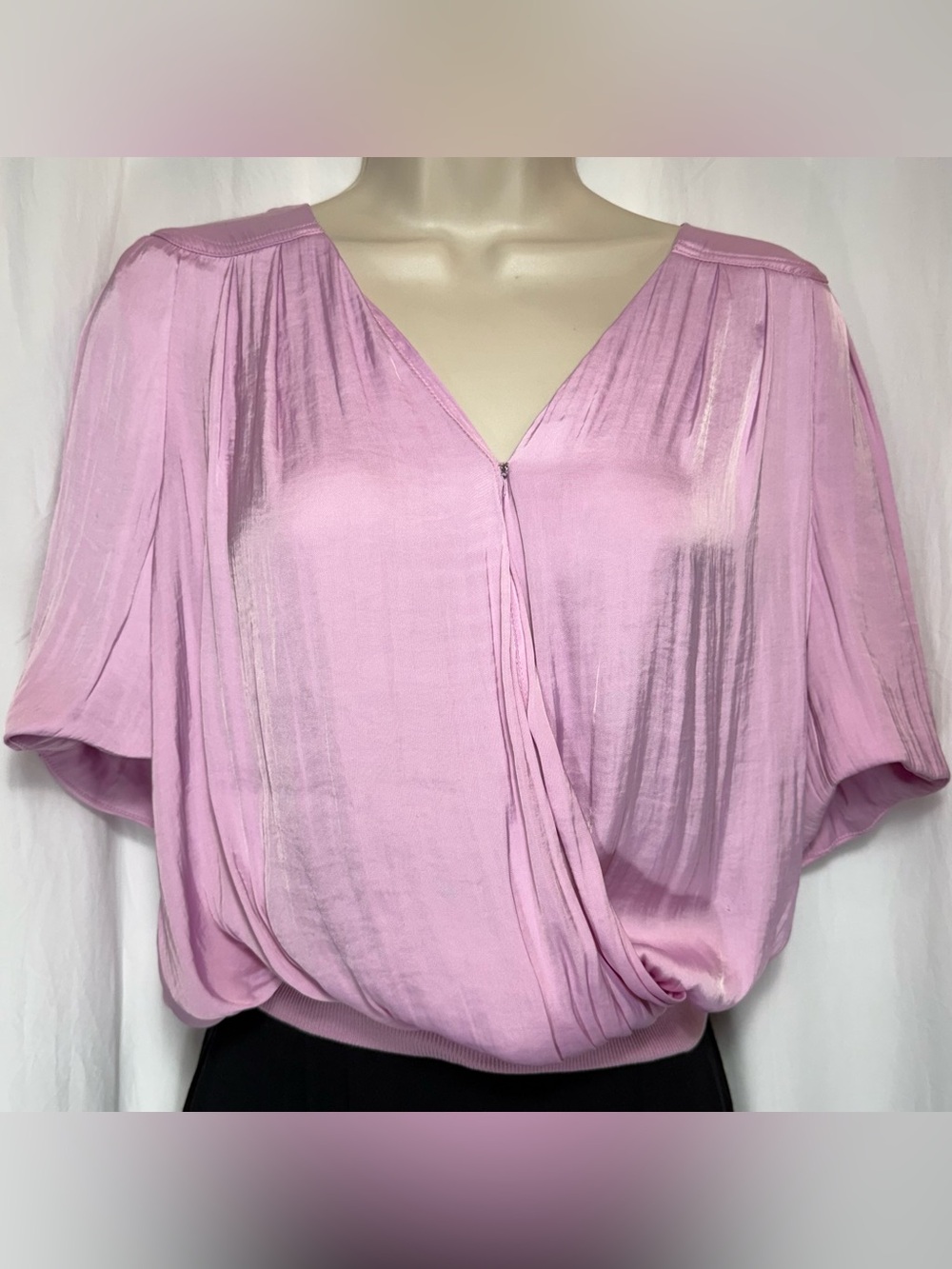 Current Air Pink V-Neck Top